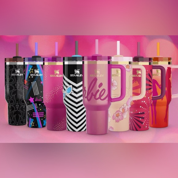 Barbie x Stanley 80’s Rockers 40oz Quencher • Limited Edition ~ New in Box - Picture 3 of 3